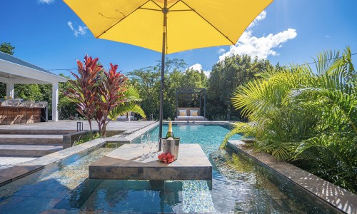 Terres-Basses - Villa 2 chambres avec piscine